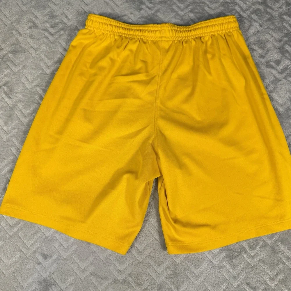 Nike Youth Large Park III Dri-FIT Soccer Shorts Yellow Gold Athletic